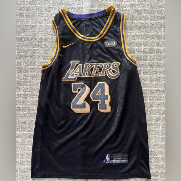 NIKE LA LAKERS MAMBA EDITION KOBE BRYANT SWINGMAN JERSEY SIZE 48/L - Picture 1 of 3